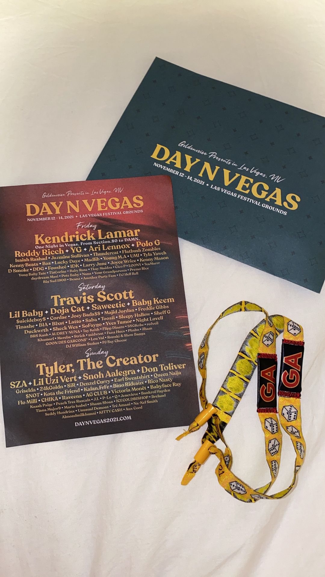 Selling (2) Three Day Passes To Day N Vegas!!!