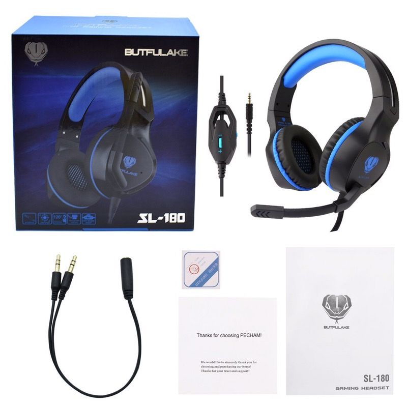 PECHAM Gaming Headset with Mic for New Xbox One PS4 Nintendo Switch PC Surround Sound Noise Reduction Game Earphone Easy Volume Control 3.5M for Sale in Wichita KS OfferUp