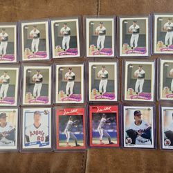 18 Jim Abbott rookies and early cards