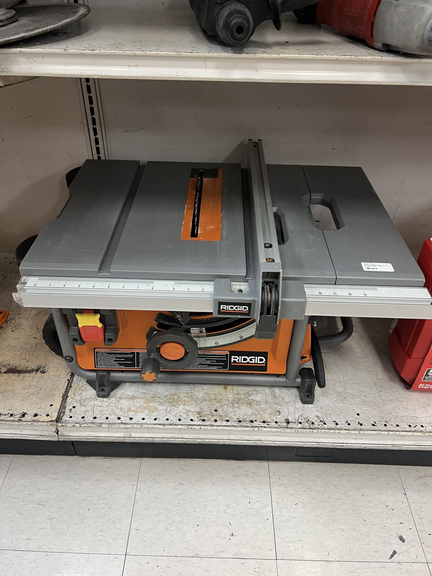 Ridgid Table Saw 