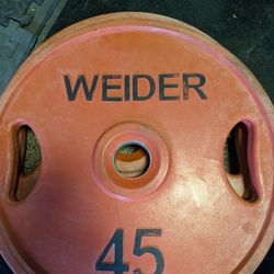 Weider 45 Lbs Plates