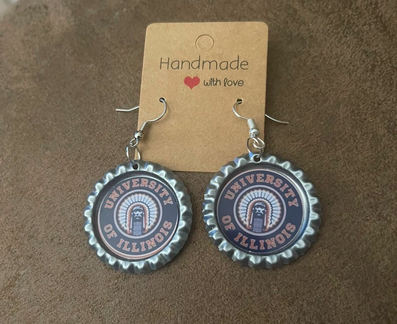 University Of Illinois Earrings