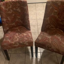 Pier 1 Paisley Chairs