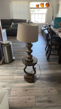 Lamp  with table