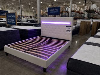 Bed frame led full size new