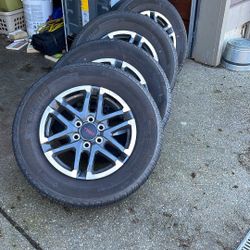 2025 Toyota Tacoma factory wheels and tires