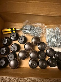 Bronze Knobs Set of 20
