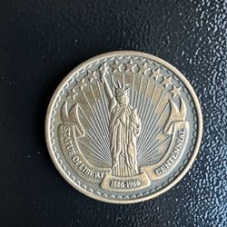 Statue Of Liberty Cenntenial Coin 