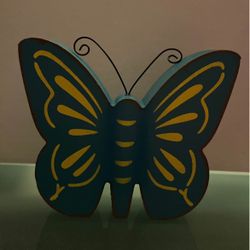Butterfly Tiered Tray Little Wood Sign 