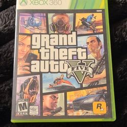 Grand Theft Auto v Microsoft Xbox 360, 2013, Game Disc 2 Manual With Poster Map