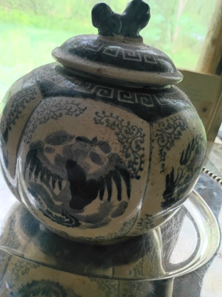 Antique Asian Porcelain Jar