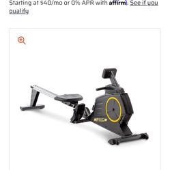 Rowing Machine / Maquina De Remo (Deluxe) New