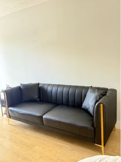 Black sofa