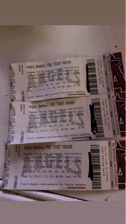 Three Angel Baseball tickets