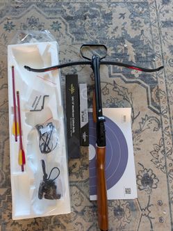 SAS Manticore Recurve Crossbow 150lbs with Scope and Bolts