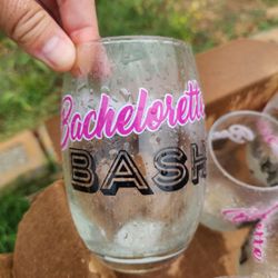 Bachelorette Bash Wine Glasses