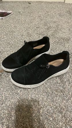Clarks Collection Black Slip-On Sneakers