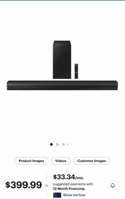 Samsung - HW-B650/ZA 3.1 Channel Soundbar with Wireless Subwoofer, Dolby 5.1 / DTS Virtual:X - Black