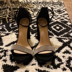 black heels