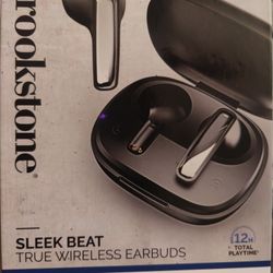 Brookstone Sleek Beat True Wireless Earbuds