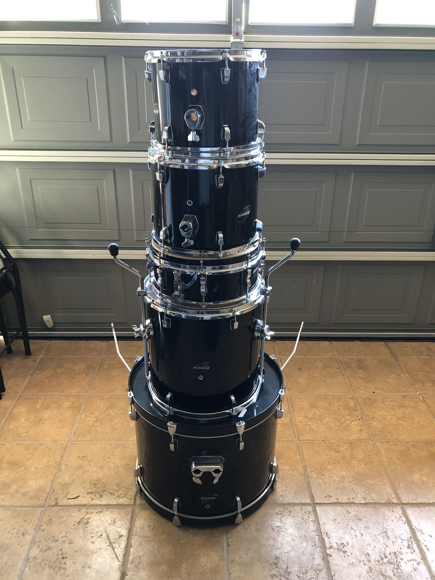 Ludwig Black Accent Drive 5-piece set