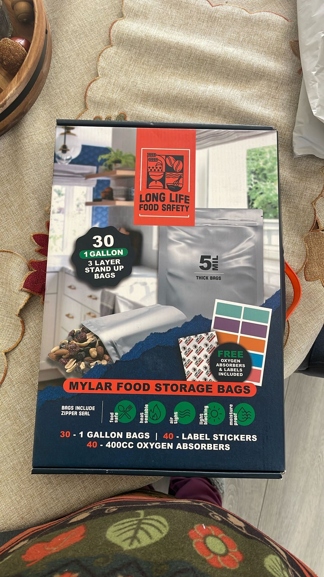 Mylar Food Storage Bags