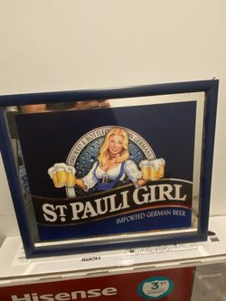 Vintage St Pauline’s Girl Glass Poster