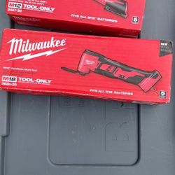 Milwaukee 3/8 Rachet And One Oscillating Multi Tool M18 Tools Only 