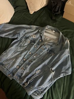 Oversized Denim Jacket (Women’s Small)