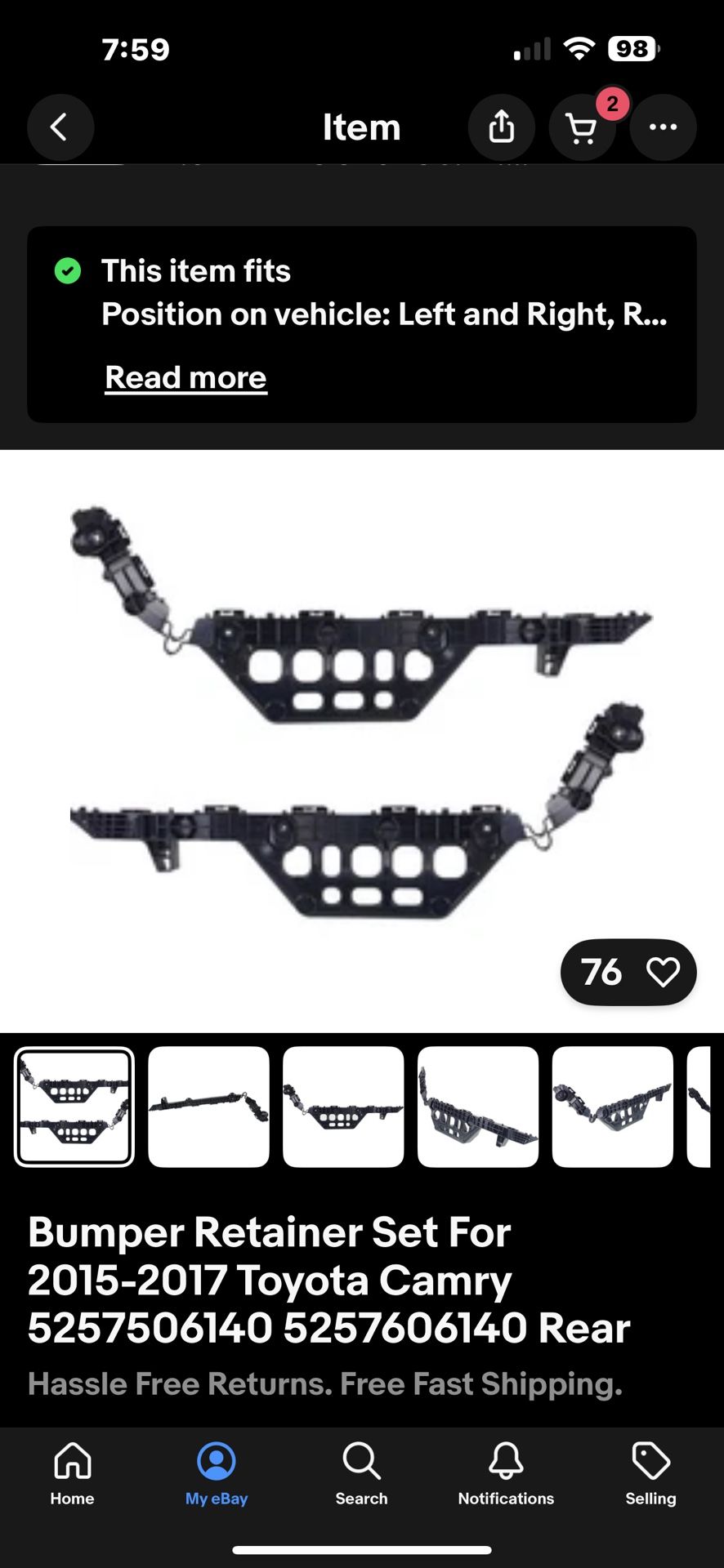 Toyota Camry Parts