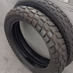 120/80/18  Rear 100/90/21 Fronþ