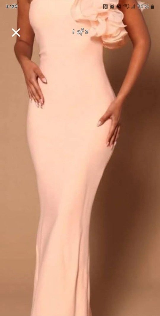 Blush Bandage Gown