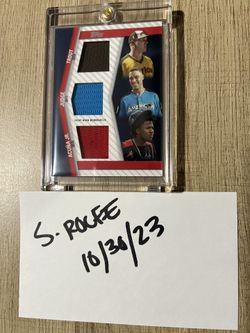 2020 TOPPS UPDATE ALL-STAR STITCHES TRIPLE RELIC CARD