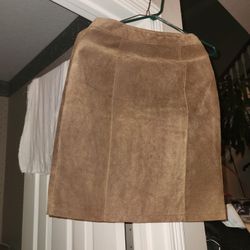 Suede Skirt