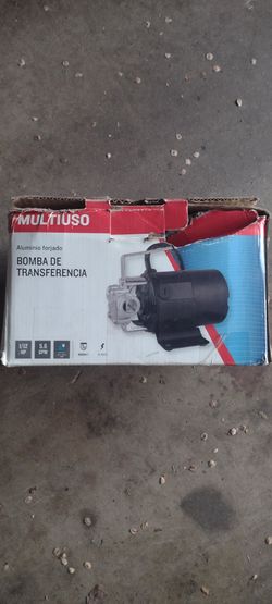 utilitech Transfer plump 1/2' HP 115v 3.0 amp 60hz 6500rpm Stainless steel electric pump