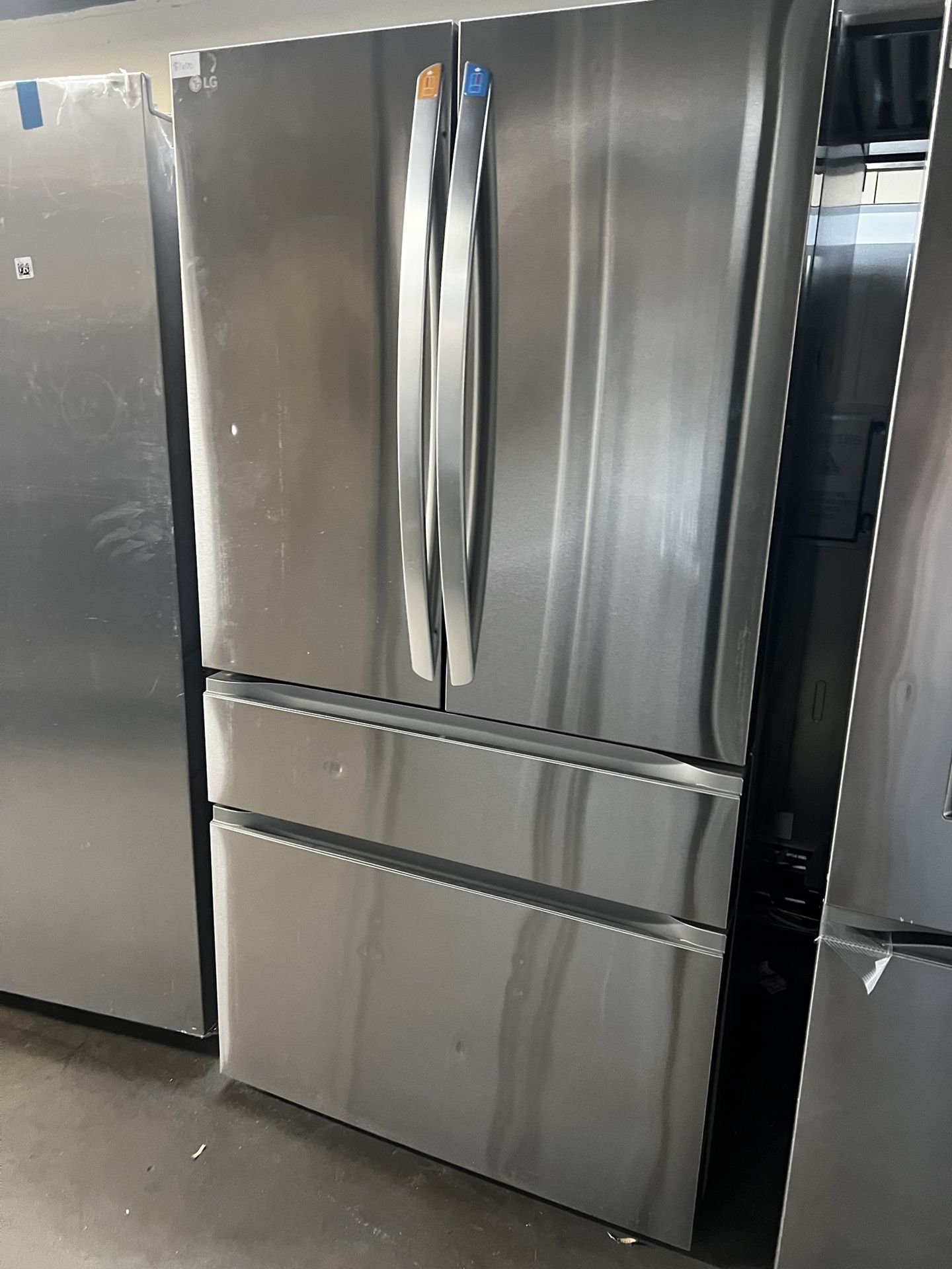 New Open Box LG Four Door Stainless Steel Four Door Refrigerator