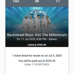 BACKSTREET BOYS IN CONCERT