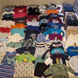 Baby BOY Clothes (18 Months)=78 Pieces