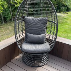 Outdoor Swivel egg Chair