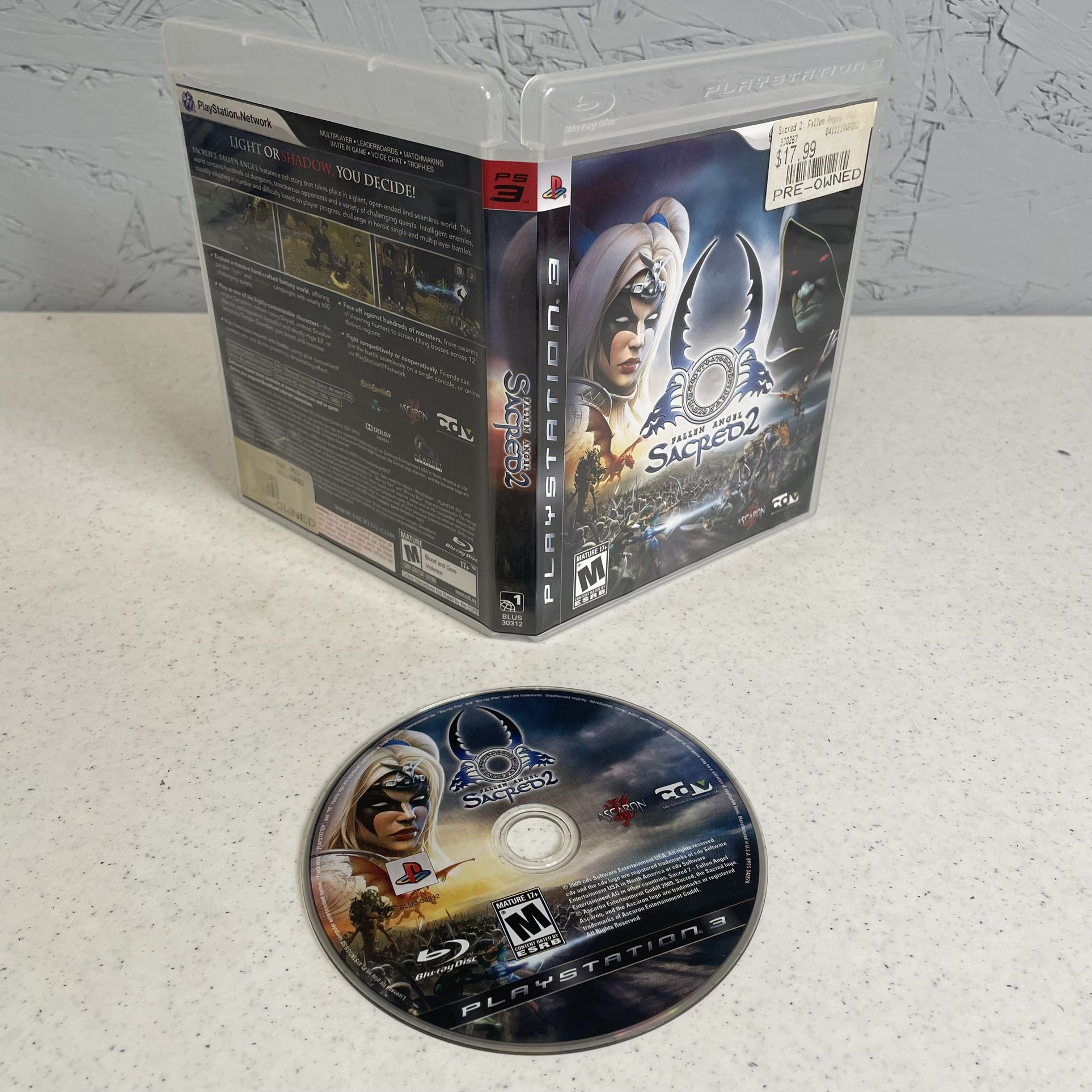 Sacred Fallen Angel Ps3 Game