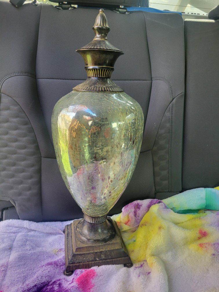 Vintage Glass Urn