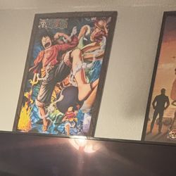 One Piece Framed Posters