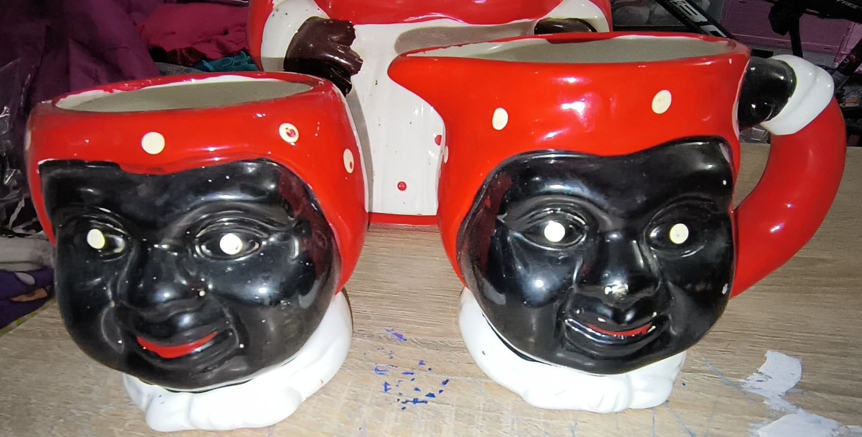 Aunt Jemima Cream And Sugar Set.