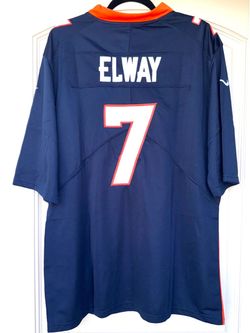 2XL - DENVER BRONCOS #7 JOHN ELWAY STITCHED REPLICA JERSEY