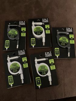 $5 each/All for $15, New Retractable Phone Charger