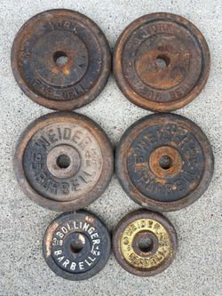 46 lbs ow Weight Plates