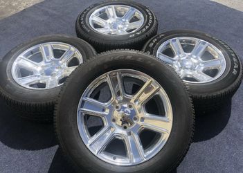 Brand New Dodge Ram 1500 Polished Wheels and Tires
