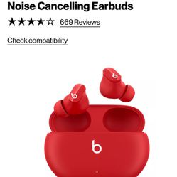 Beats Studio EarBuds True Wireless Noise Cancelling Earbuds…