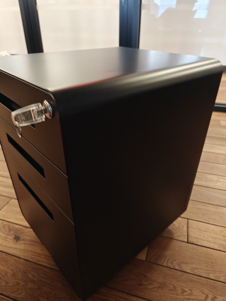 3 Drawer File Cabinet with Lock