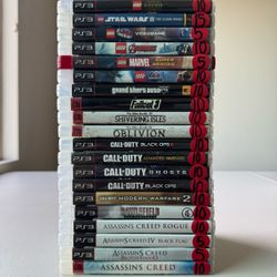 Sony PlayStation 3. PS3. Assassin’s Creed. Call of Duty. LEGO